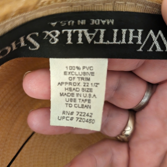 Vintage whittall & shon wide brim hat - Picture 6 of 8